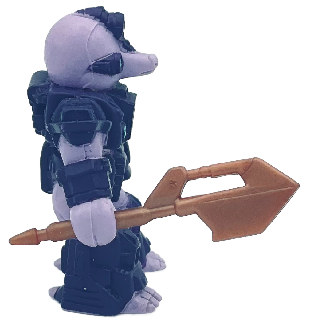 Miner Mole — No Rub — Battle Beasts Figure (Hasbro/Takara, 1986)