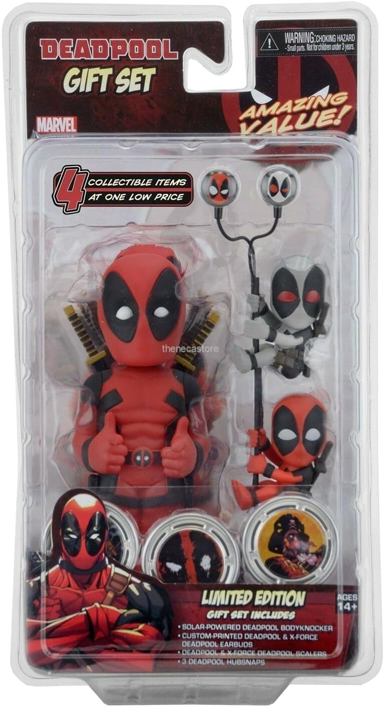 Deadpool - Deadpool NECA Gift Set (Earbuds, Body Knocker, Scalers)