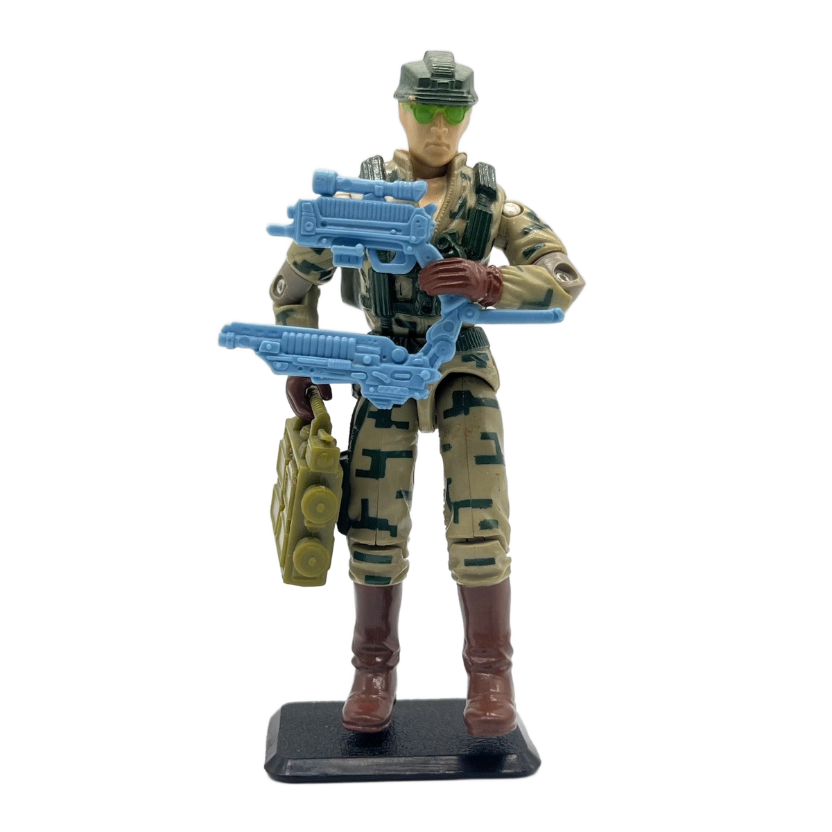 1989 Hasbro G.I. Joe RECOIL (V1) – Near Complete w/ Gear – Vintage