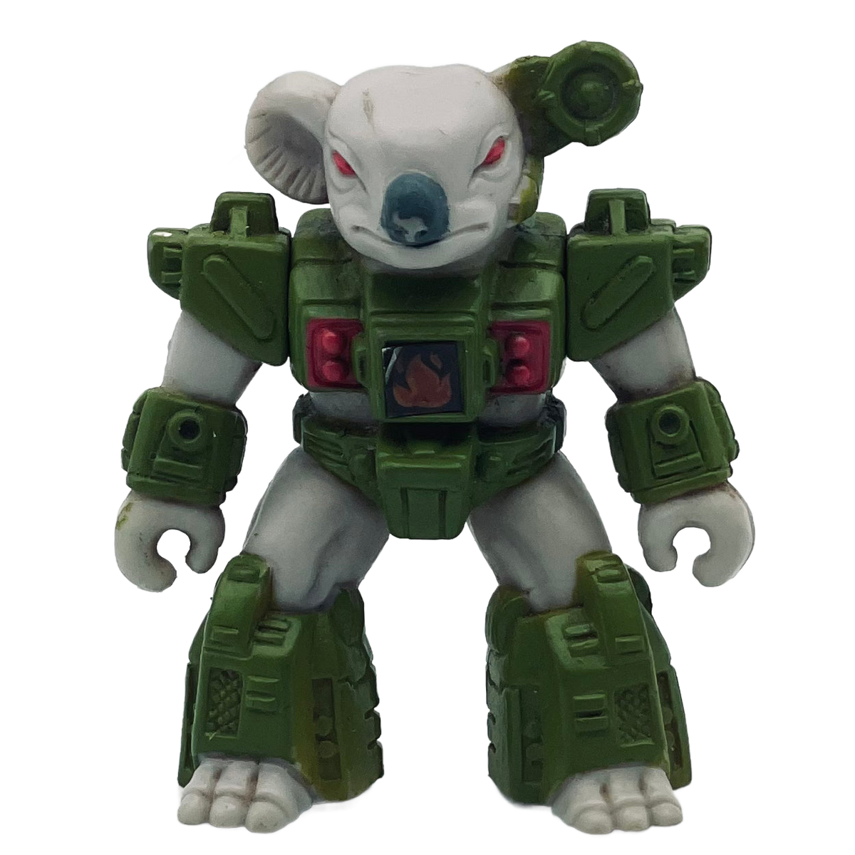 Killer Koala — Fire Rub — Battle Beasts Figure (Hasbro/Takara, 1986) No Weapon