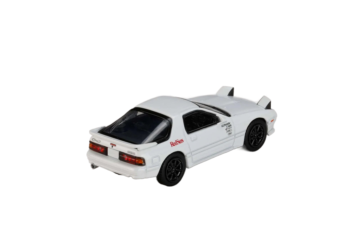 Hobby Japan Initial D Mazda RX-7 FD3S RedSuns — 1/64 Diorama Set Series