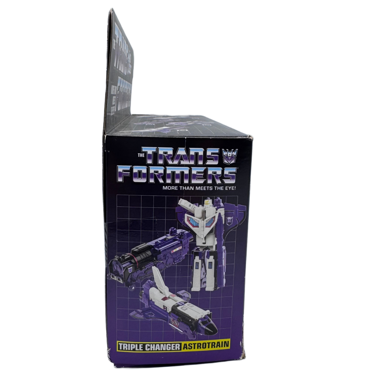 Hasbro Transformers G1 Decepticon Triple Changer Astrotrain — 2019 Reissue, New in Box