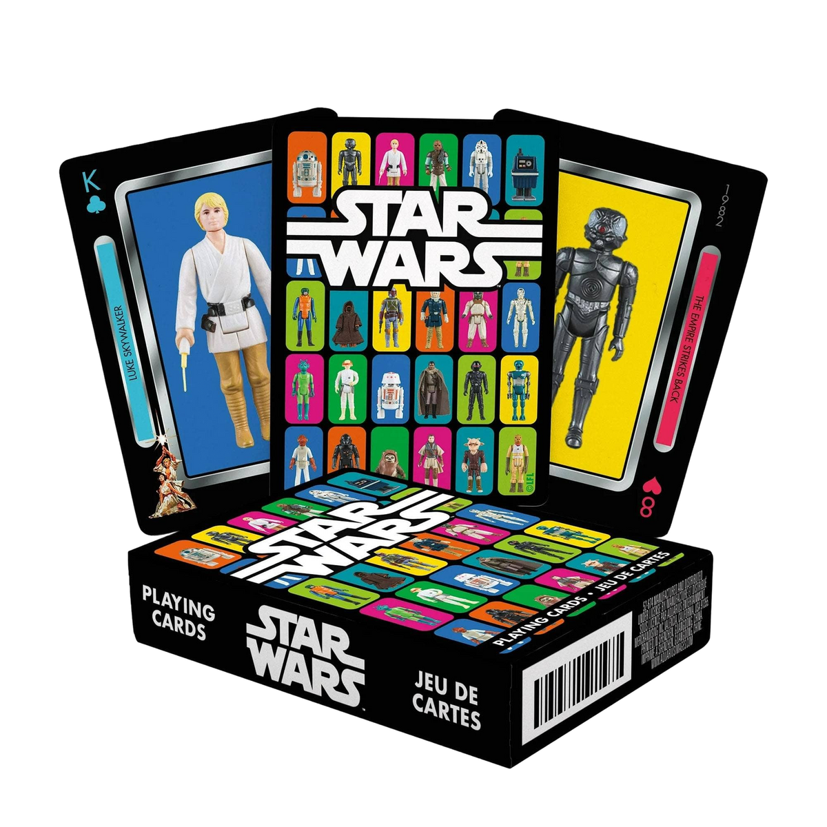 Star Wars Vintage Kenner Action Figures Playing Cards