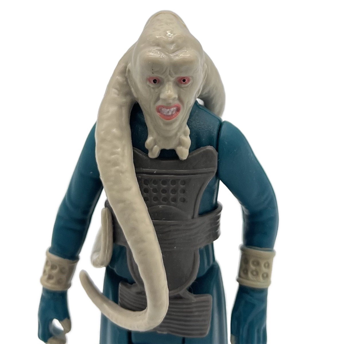 1983 Kenner Star Wars BIB FORTUNA – Taiwan Green Robe w/ Armor No Staff – VTG