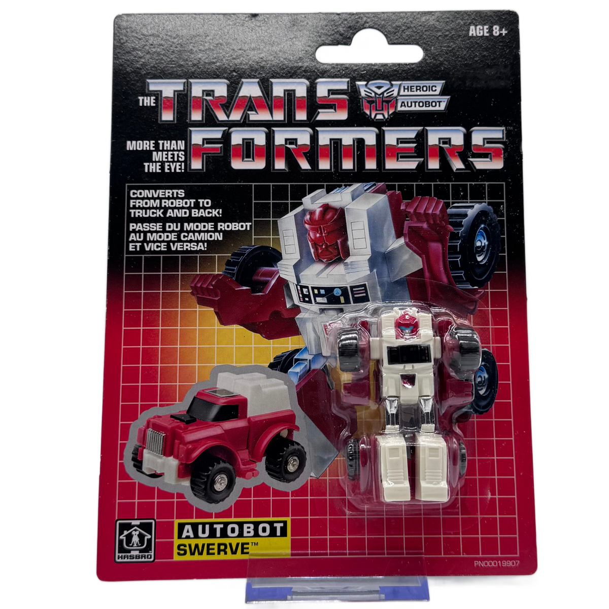 Hasbro Transformers G1 Autobot Swerve — 2017 Reissue, Carded