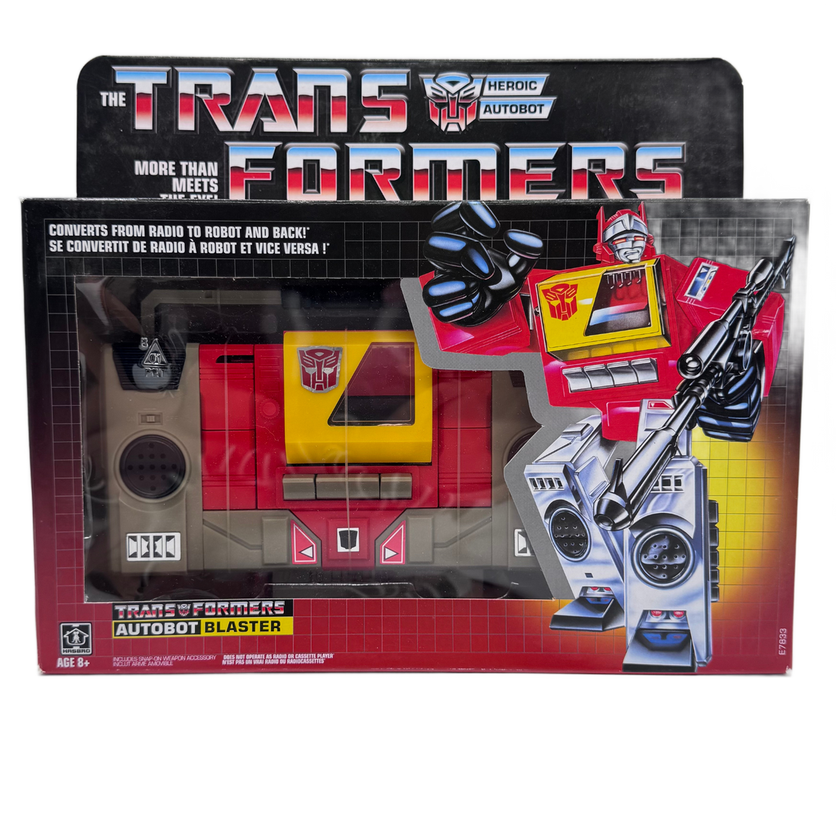 Hasbro Transformers G1 Autobot Blaster — 2019 Reissue, New in Box
