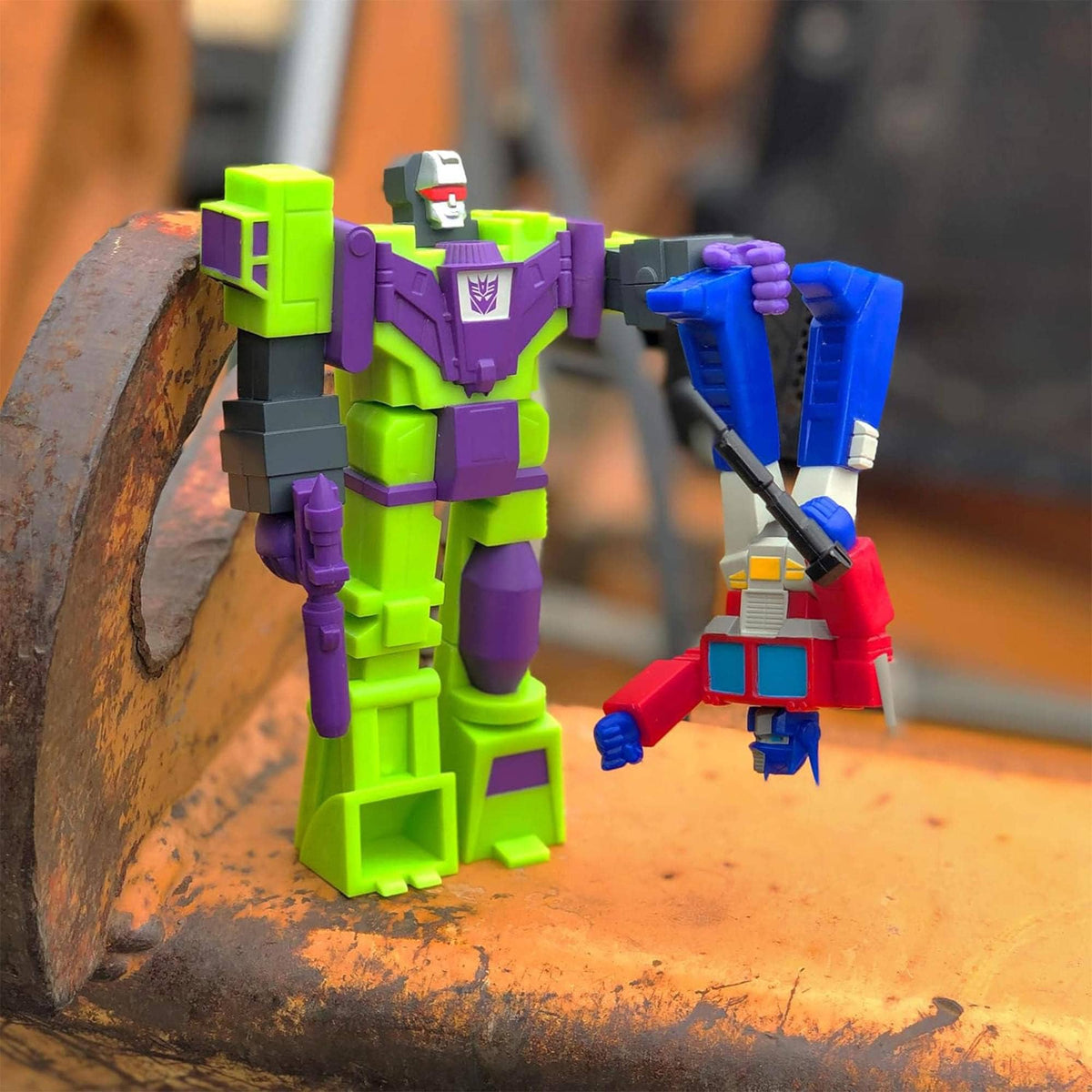 Transformers Super7 ReAction Figure | Devastator - Unpunched w/ Protective Case