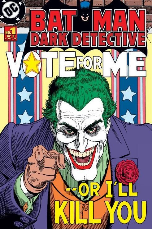 Pyramid Batman - Joker Vote For Me - POSTER