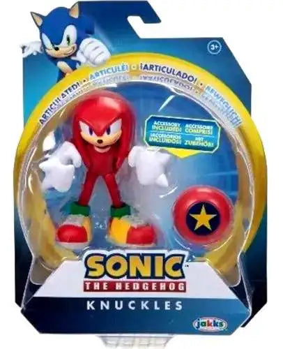 Jakks Pacific - Sonic the Hedgehog" - Knuckles (with Spring)