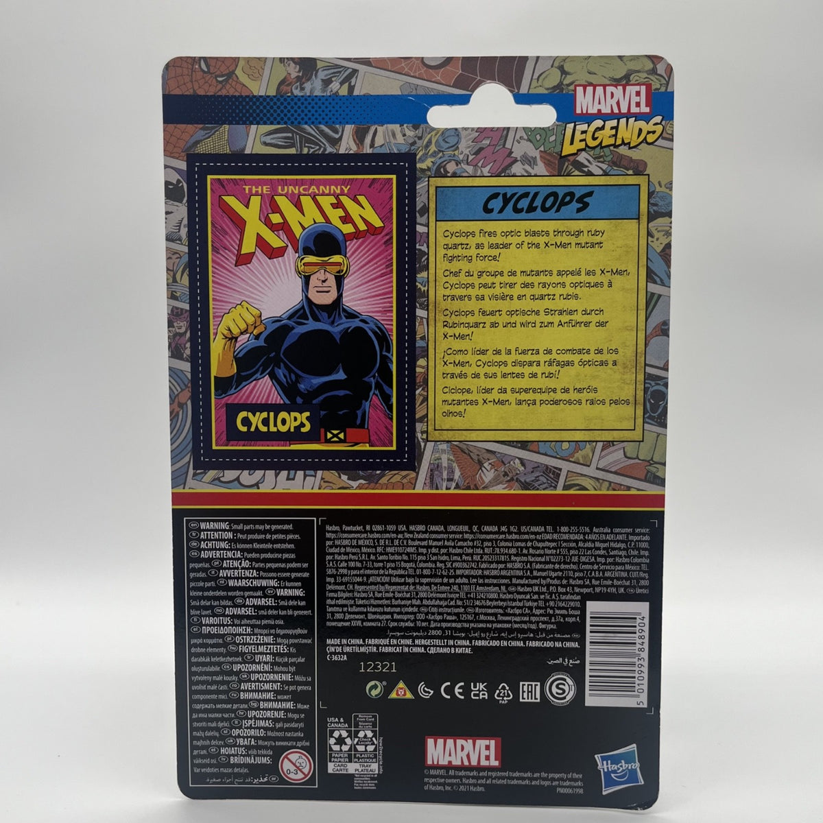 Marvel Legends Series Cyclops X-Men 3.75" Kenner Retro Action Figure 2021 New