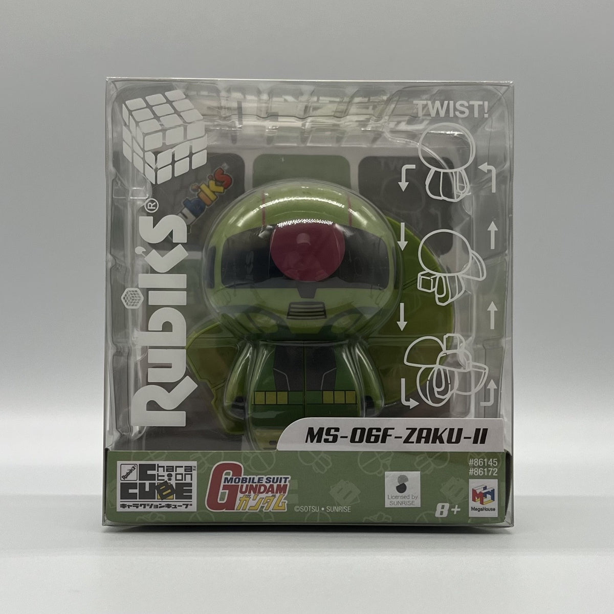 Bandai America – MS Gundam Zaku II – Charaction Cube Puzzle – NIB Rubik’s Style