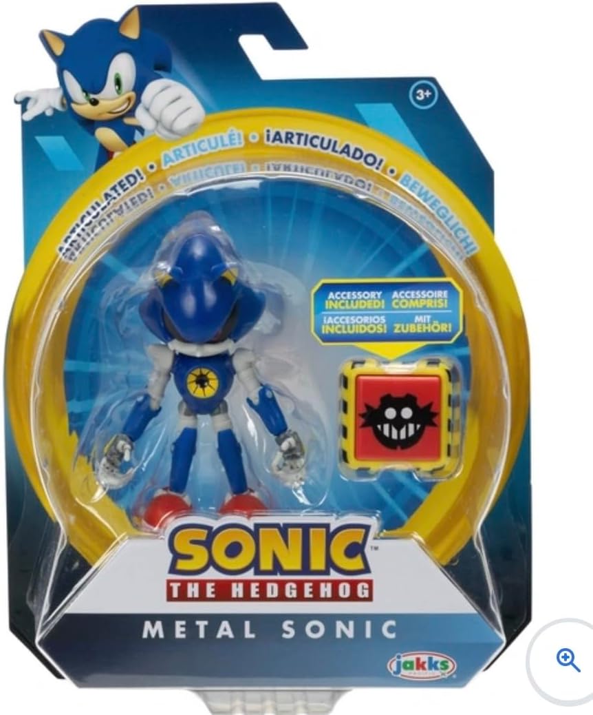 Jakks Pacific - Sonic the Hedgehog 4" - Metal Sonic (with Trap Spring)