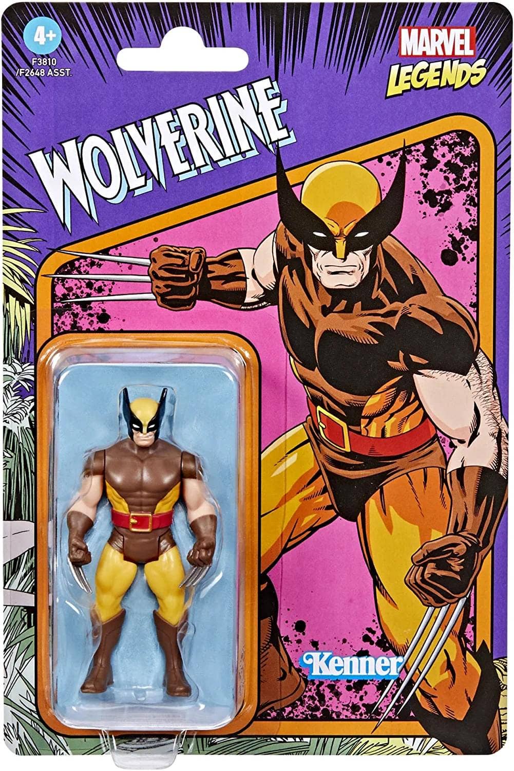 Hasbro Marvel Legends Series Wolverine 3.75" Kenner Retro Action Figure New Carded