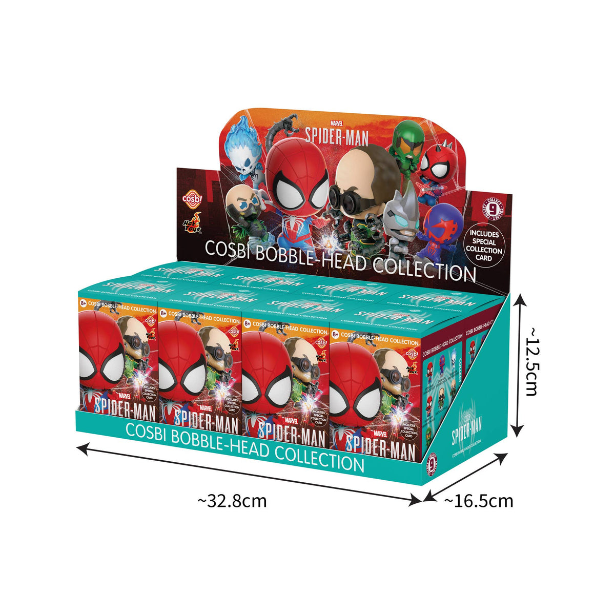 YuMe Marvel's Spider-Man Cosbi Bobble-Head Collection
