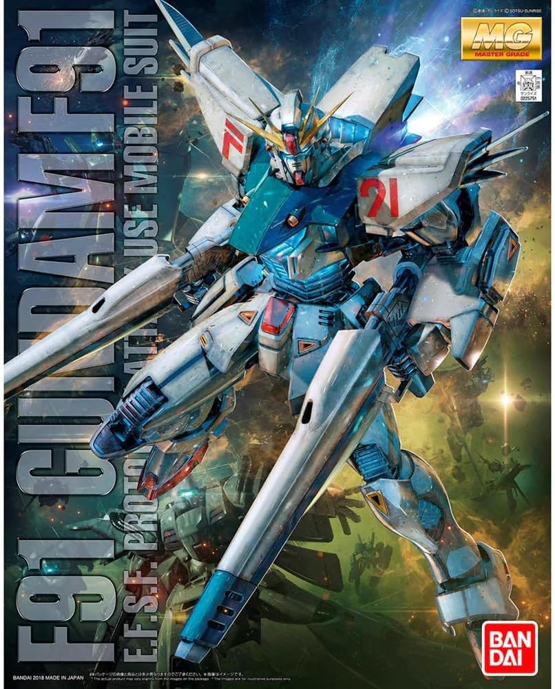 Bandai Hobby - Gundam F91 - Gundam F91 (Ver 2.0), Bandai Spirits MG 1/100 Model Kit