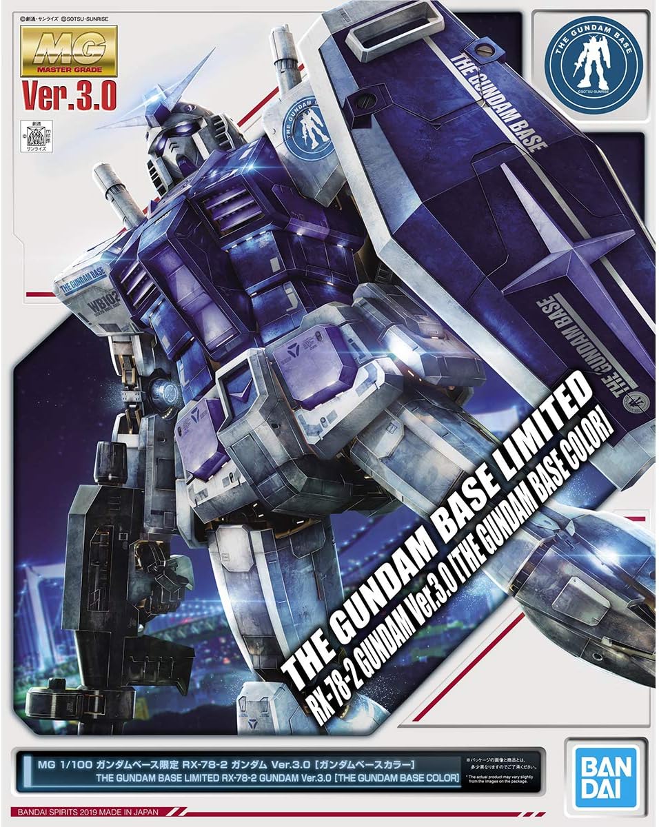 Bandai 1/100 MG RX-78-2 Gundam Ver.3.0 (Gundam Base Color)