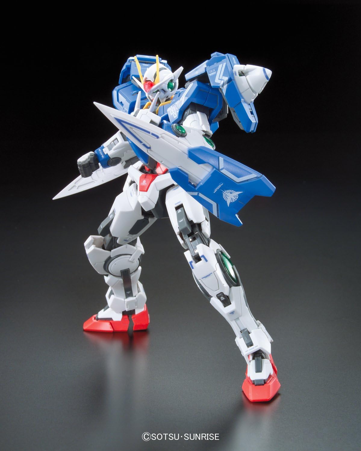 Bandai RG 1/144 GN-0000+GNR-010 00 Raiser Gundam Model Kit - Open Box Complete