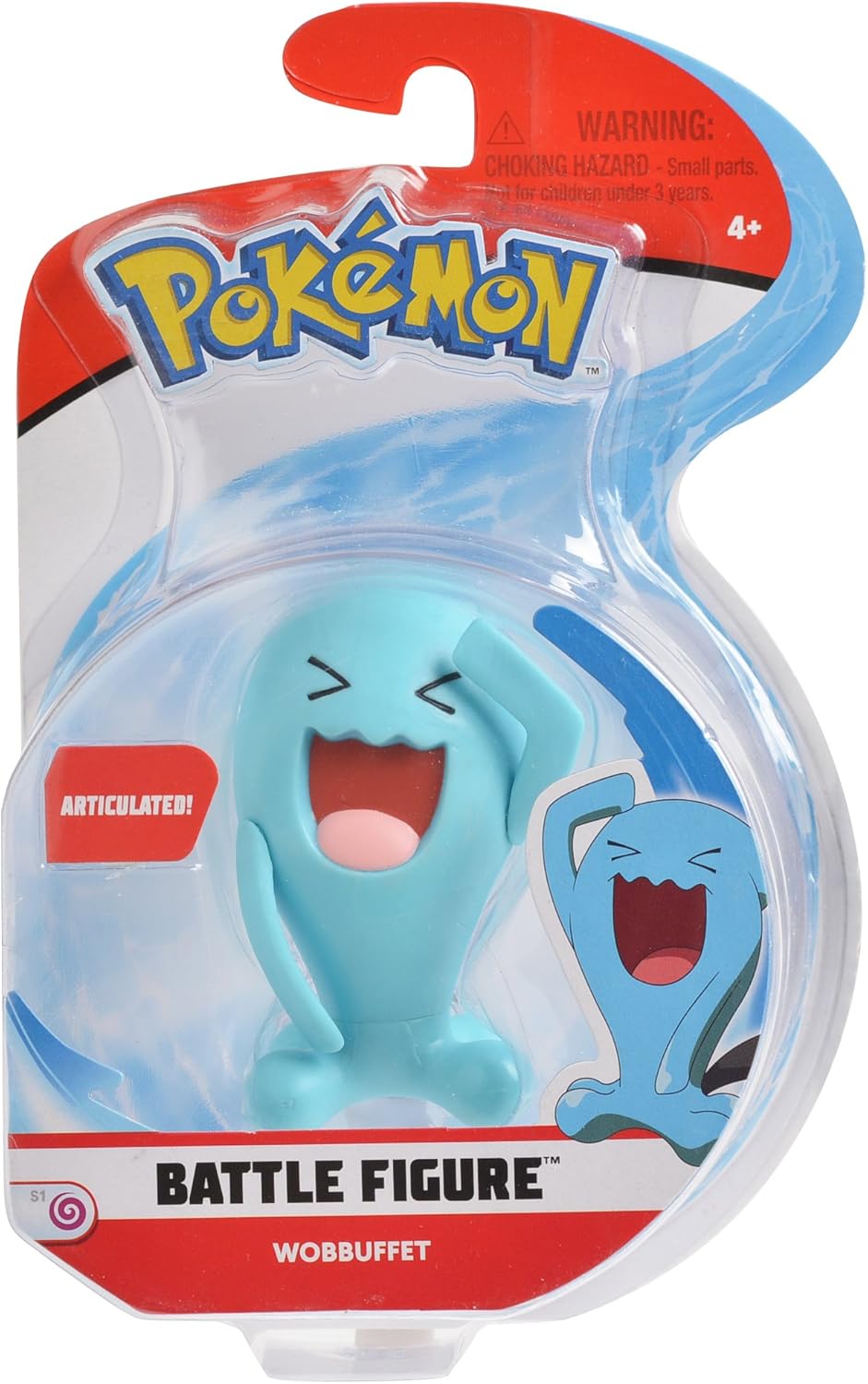Pokémon Battle Figure -  Wobbuffet - Official Pokemon Figures for Children 4+
