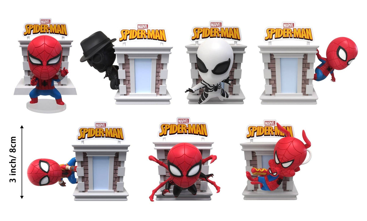 Marvel Spider-Man Tower Series Hero Box Blind Box Pack of 6