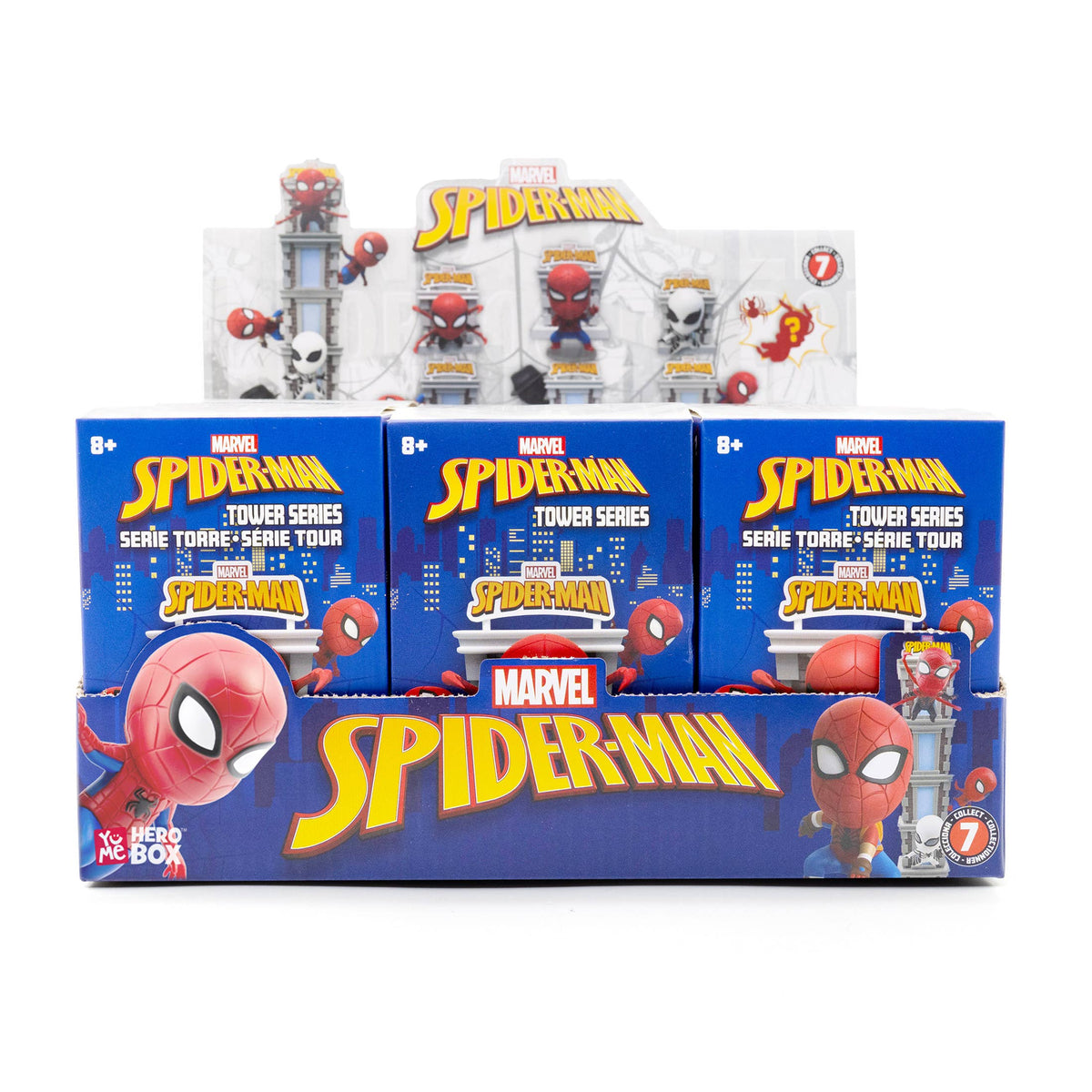 Marvel Spider-Man Tower Series Hero Box Blind Box Pack of 6