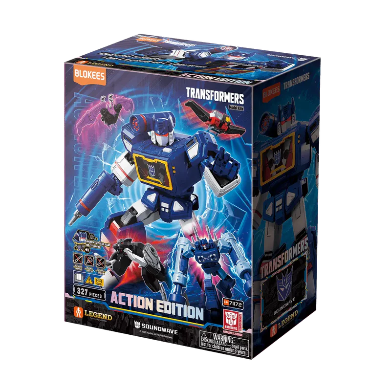 Transformers Action Edition G1 Soundwave AE03 Blokees Model Kit