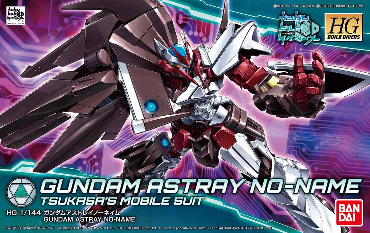 Assembled - 1/144 HGBD Gundam Astray No Name "Gundam Build Divers"