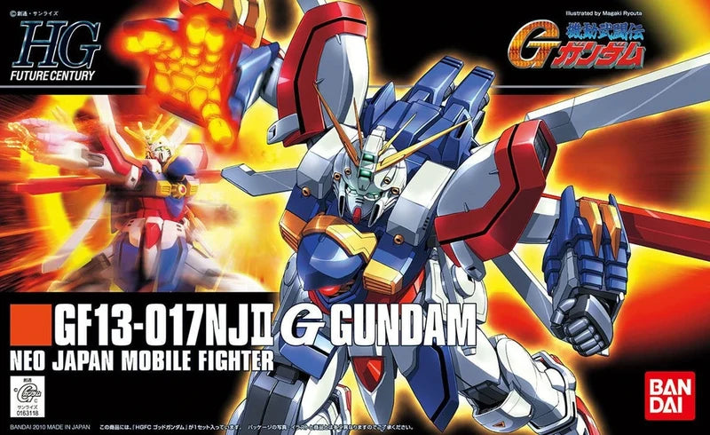 Bandai HGFC #110 1/144 GF13-017NJII God Gundam Model Kit