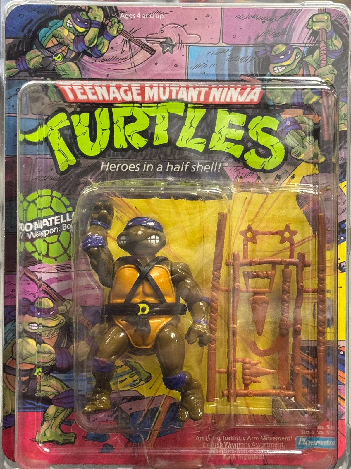 TMNT 1988 Donatello Carded Unpunched