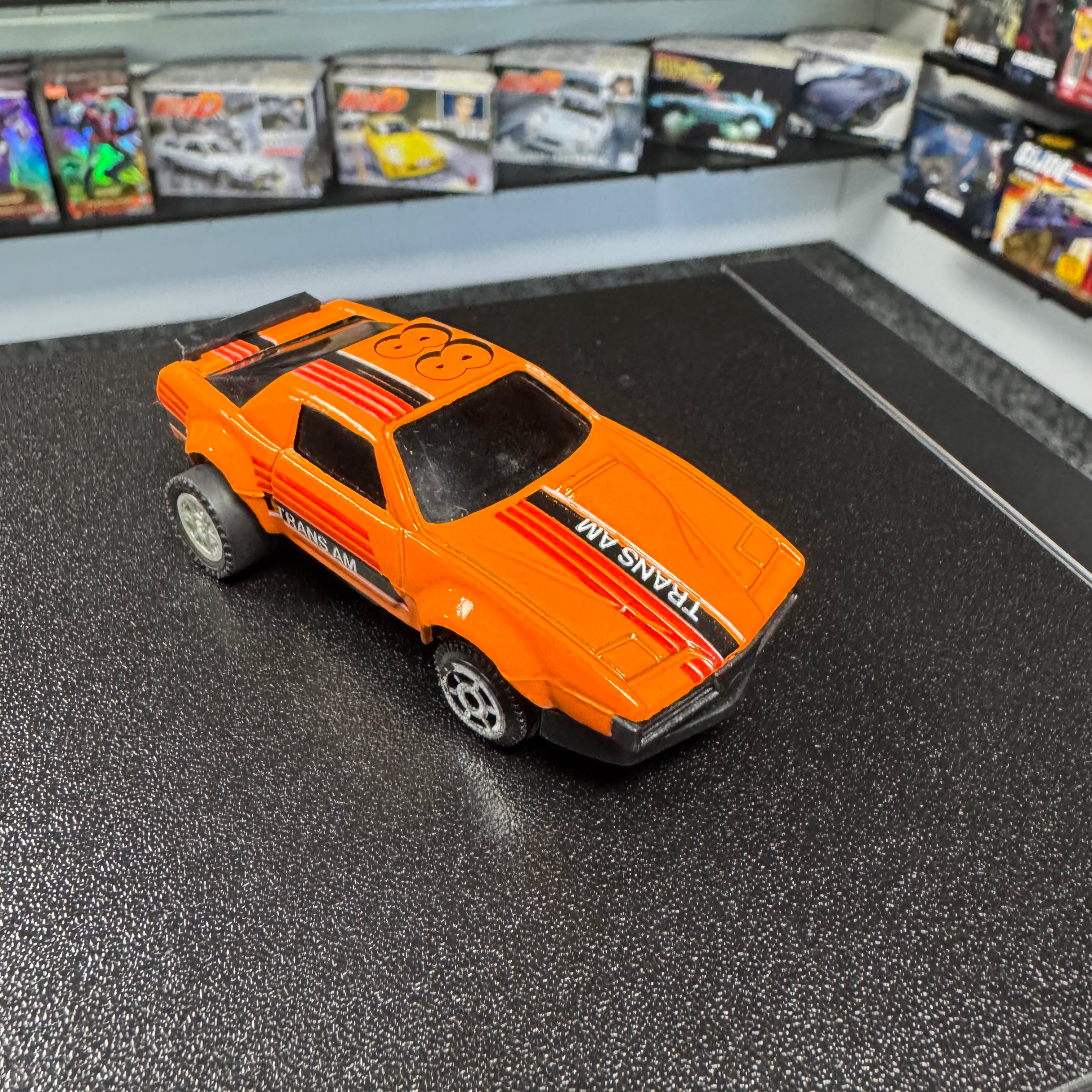 JA-RU Real Wheels Pull back Speed Demons Pontiac Firebird Trans Am 1987 - Loose