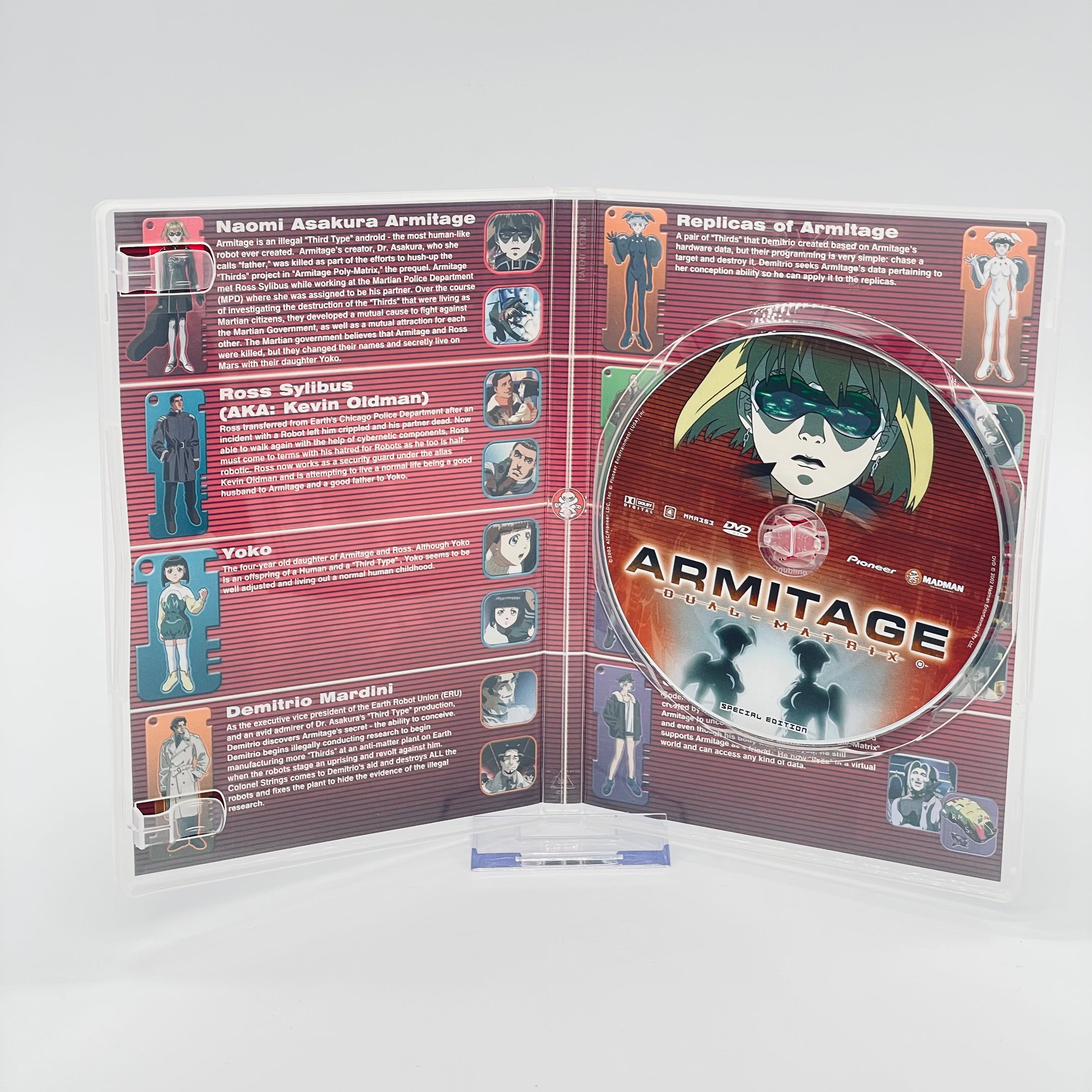 Armitage Anime DVD - Region 4 Used