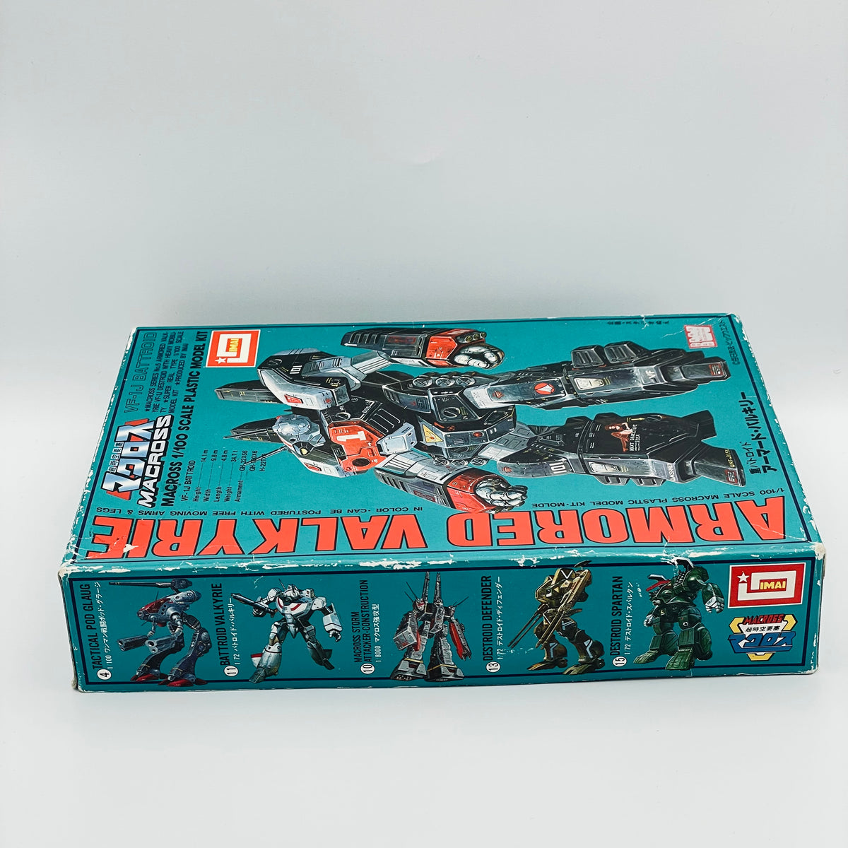 Imai Macross VF-1J Battroid Armored Valkyrie 1/100 Kit No. 6 - Teal Box