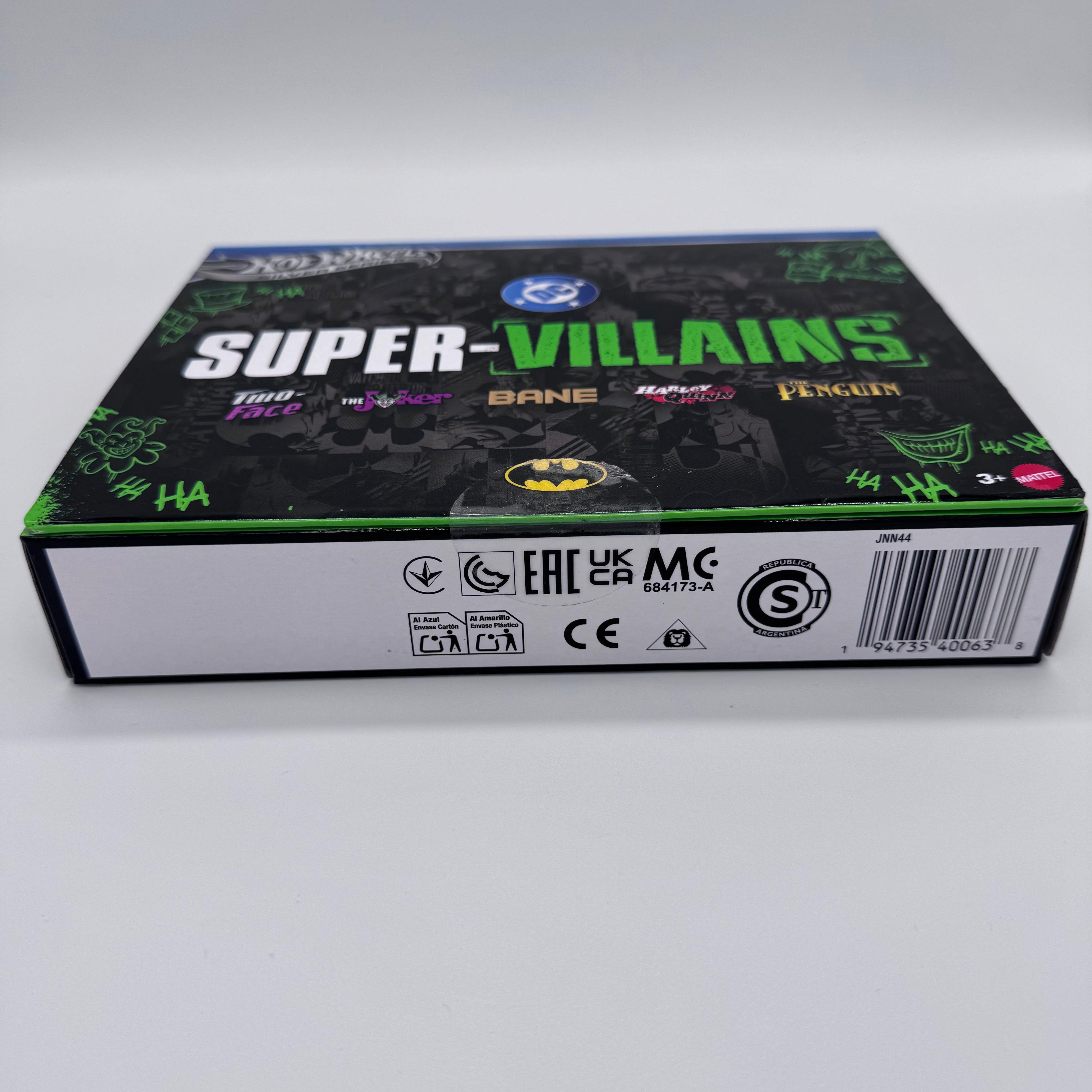 Hot Wheels Silver Series DC Super-Villains 5-Pack – Joker, Harley Quinn, Bane, Two-Face & Penguin