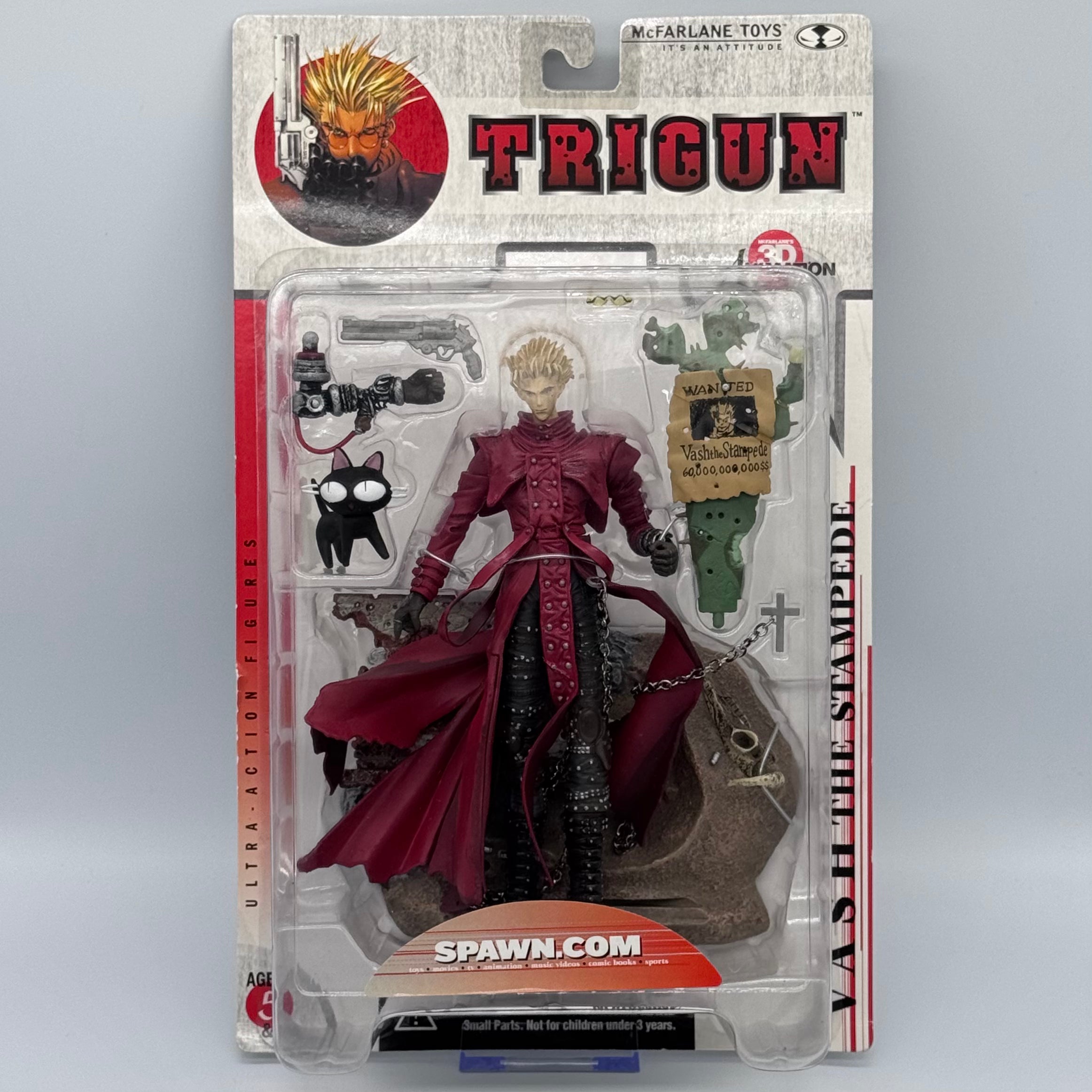 McFarlane Toys Trigun – Vash the Stampede Ultra-Action Figure (3D Animation from Japan) — Variant