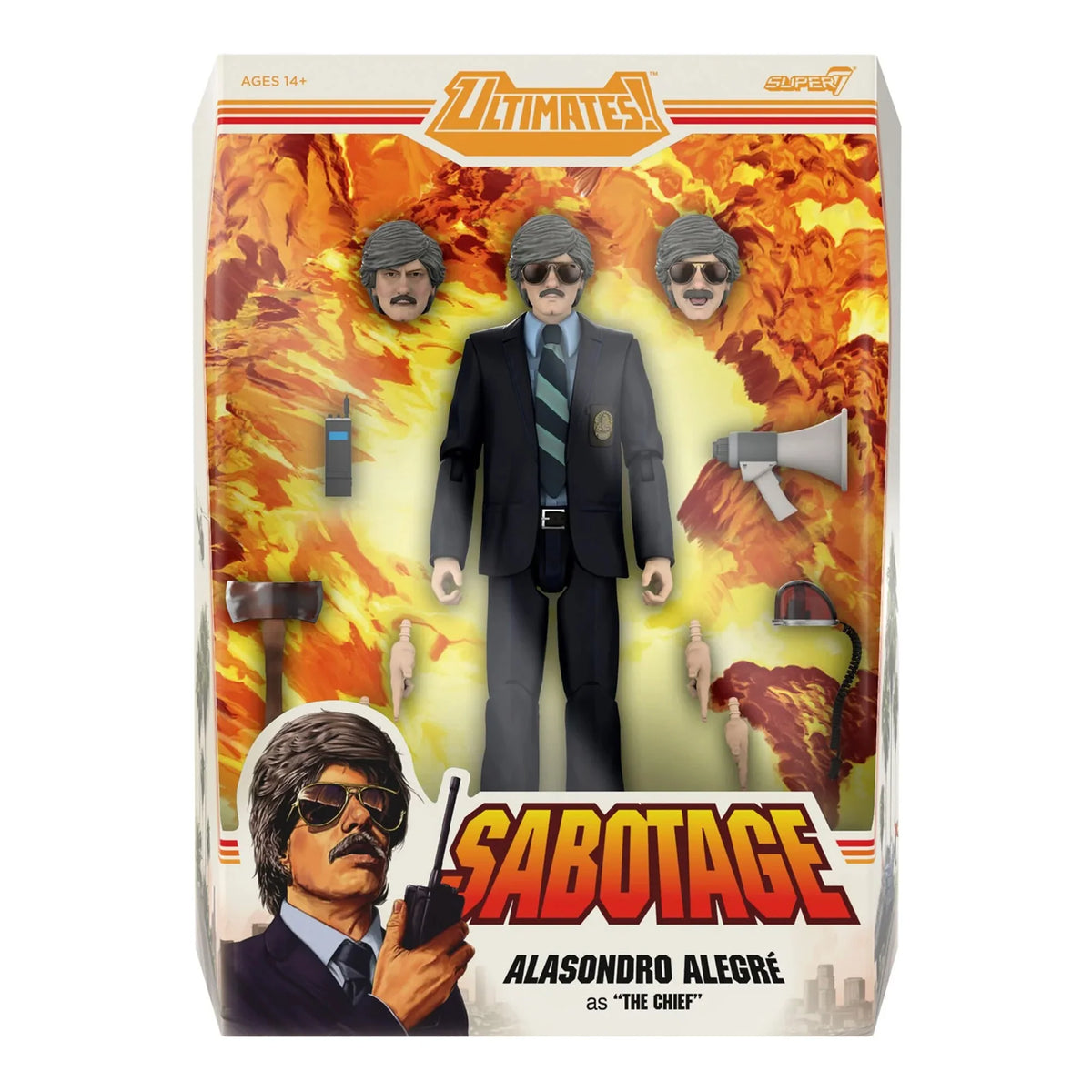 Beastie Boys Sabotage Super7 ULTIMATES Figure - Alasondro Alegre as "The Chief"