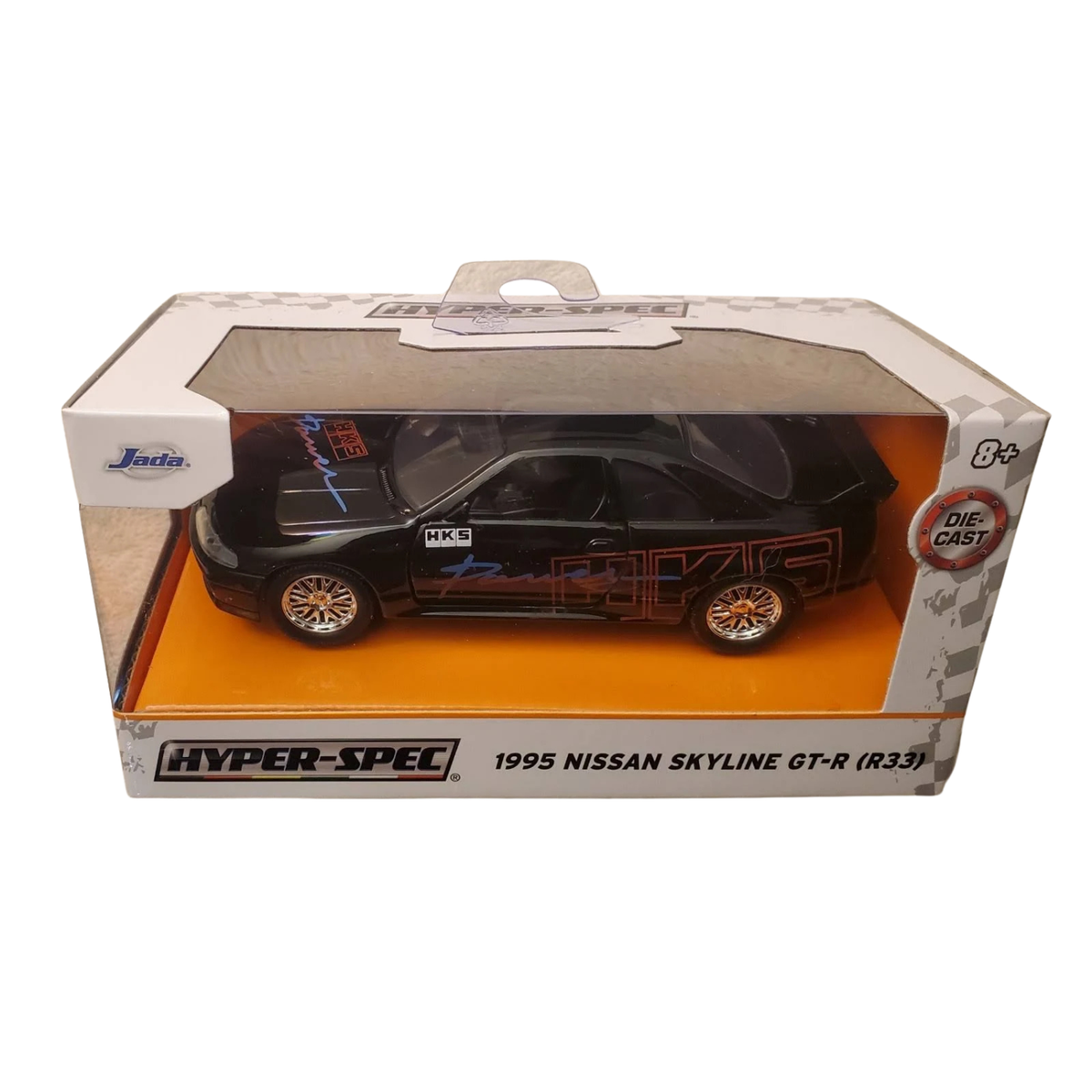 1995 Nissan Skyline GT-R (R33) — Jada Hyper-Spec Die-Cast