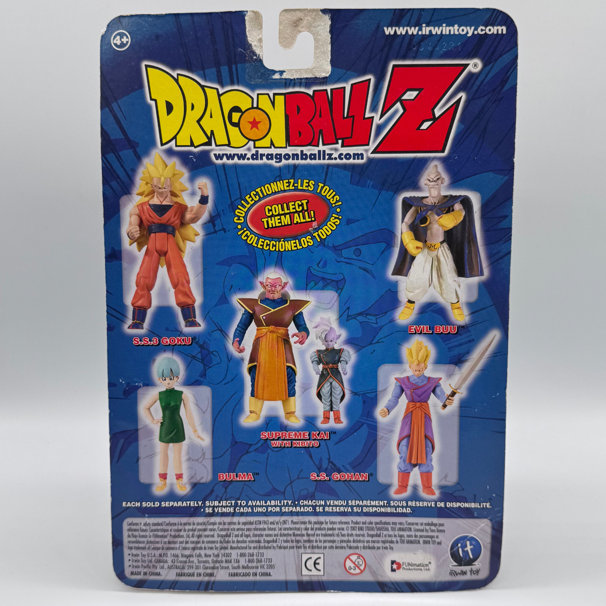 Irwin Toy Dragon Ball Z Evil Buu Action Figure — Majin Buu Saga, Carded