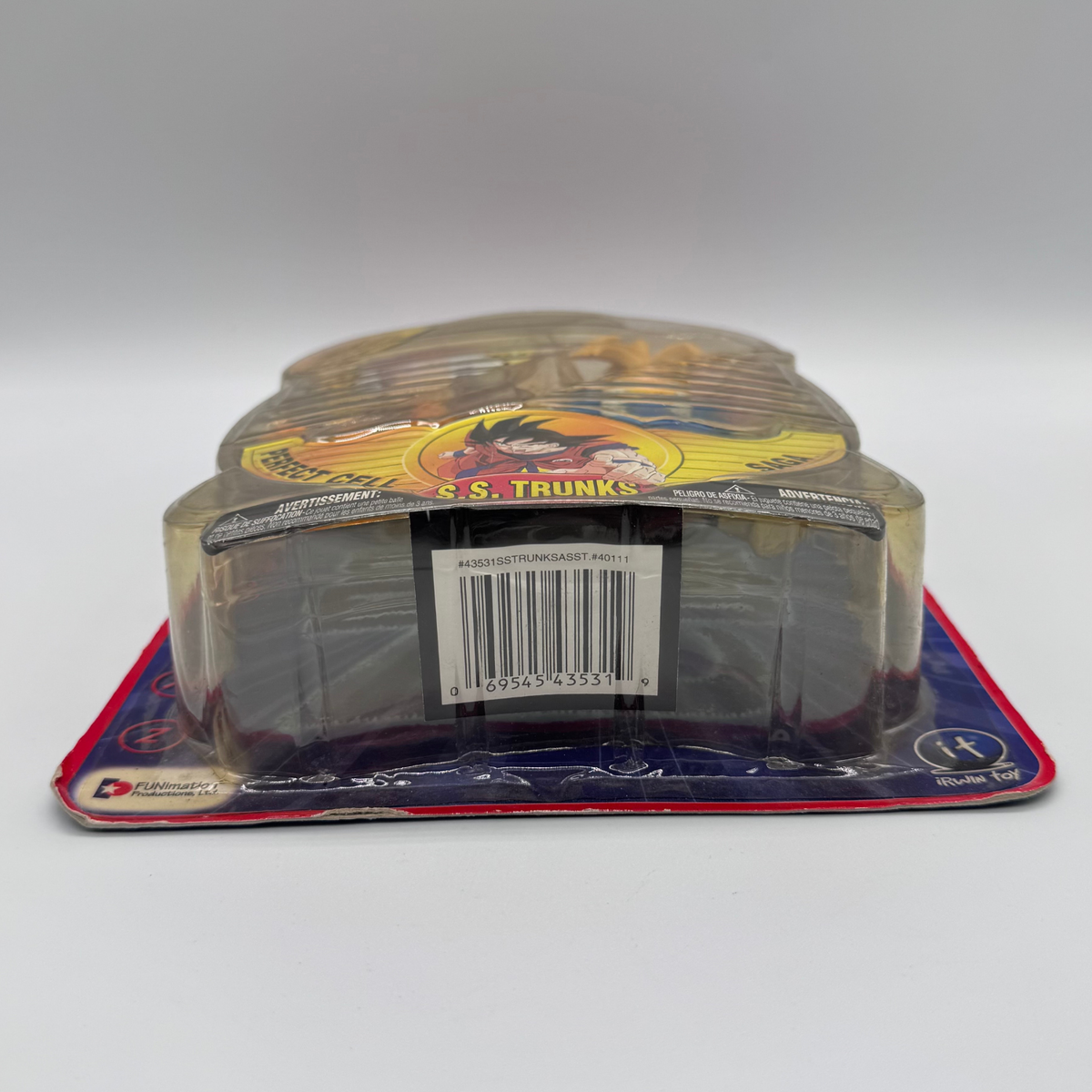 Irwin Toy Dragon Ball Z S.S. Trunks Action Figure — Perfect Cell Saga, Carded
