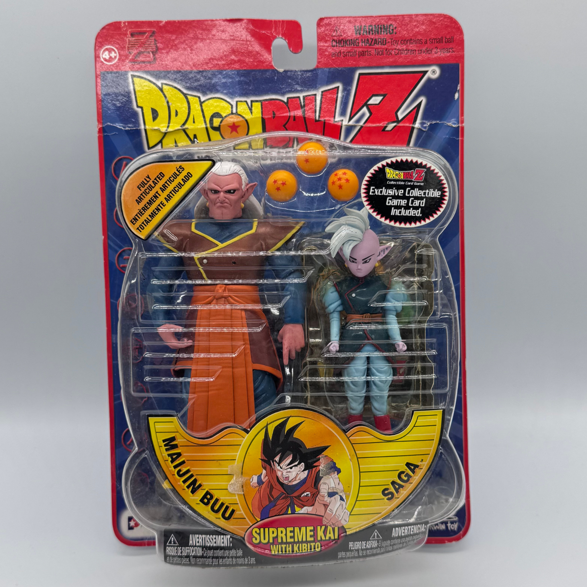Irwin Toy Dragon Ball Z Supreme Kai with Kibito Action Figures — Majin Buu Saga, Carded