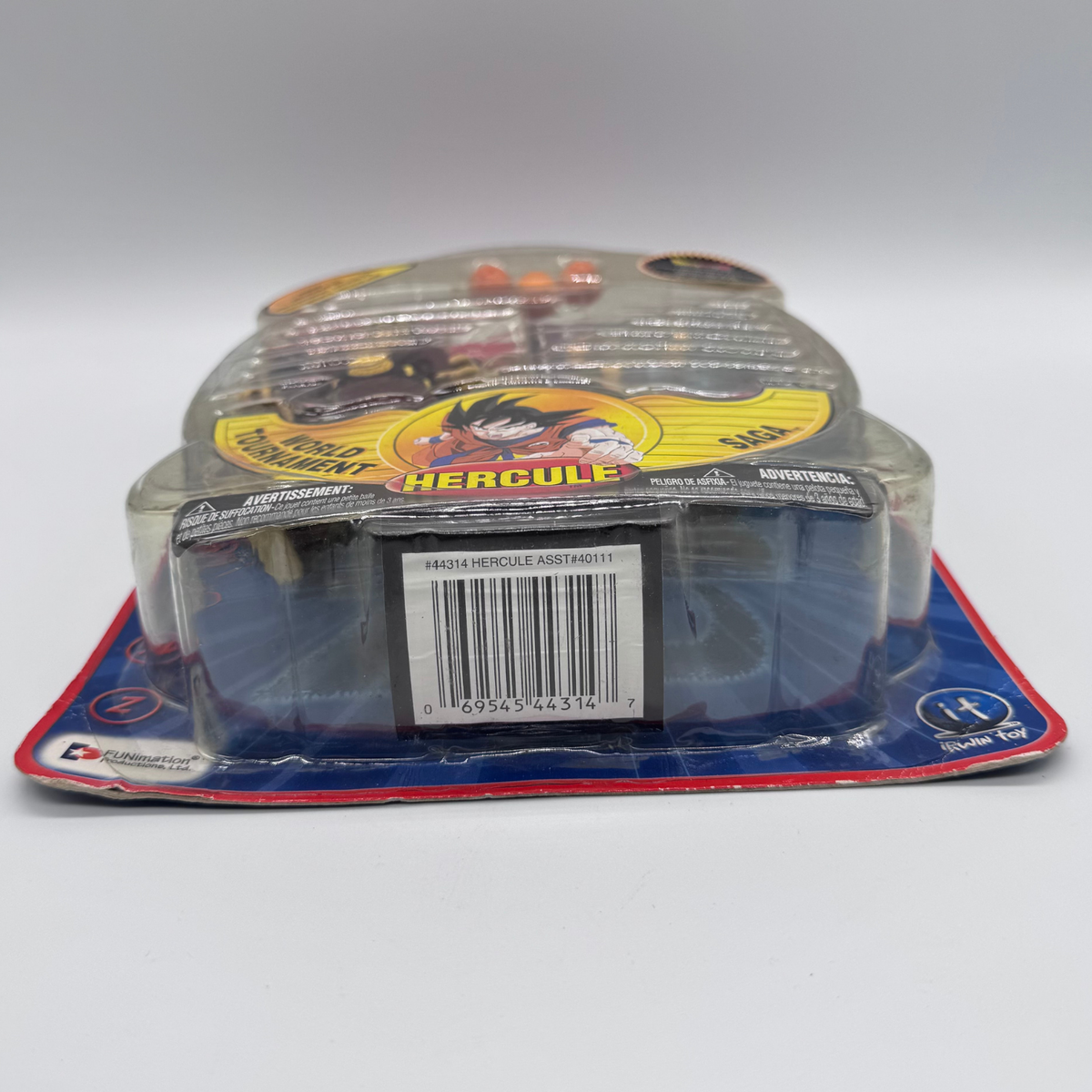 Irwin Toy Dragon Ball Z Hercule Action Figure — World Tournament Saga, Carded