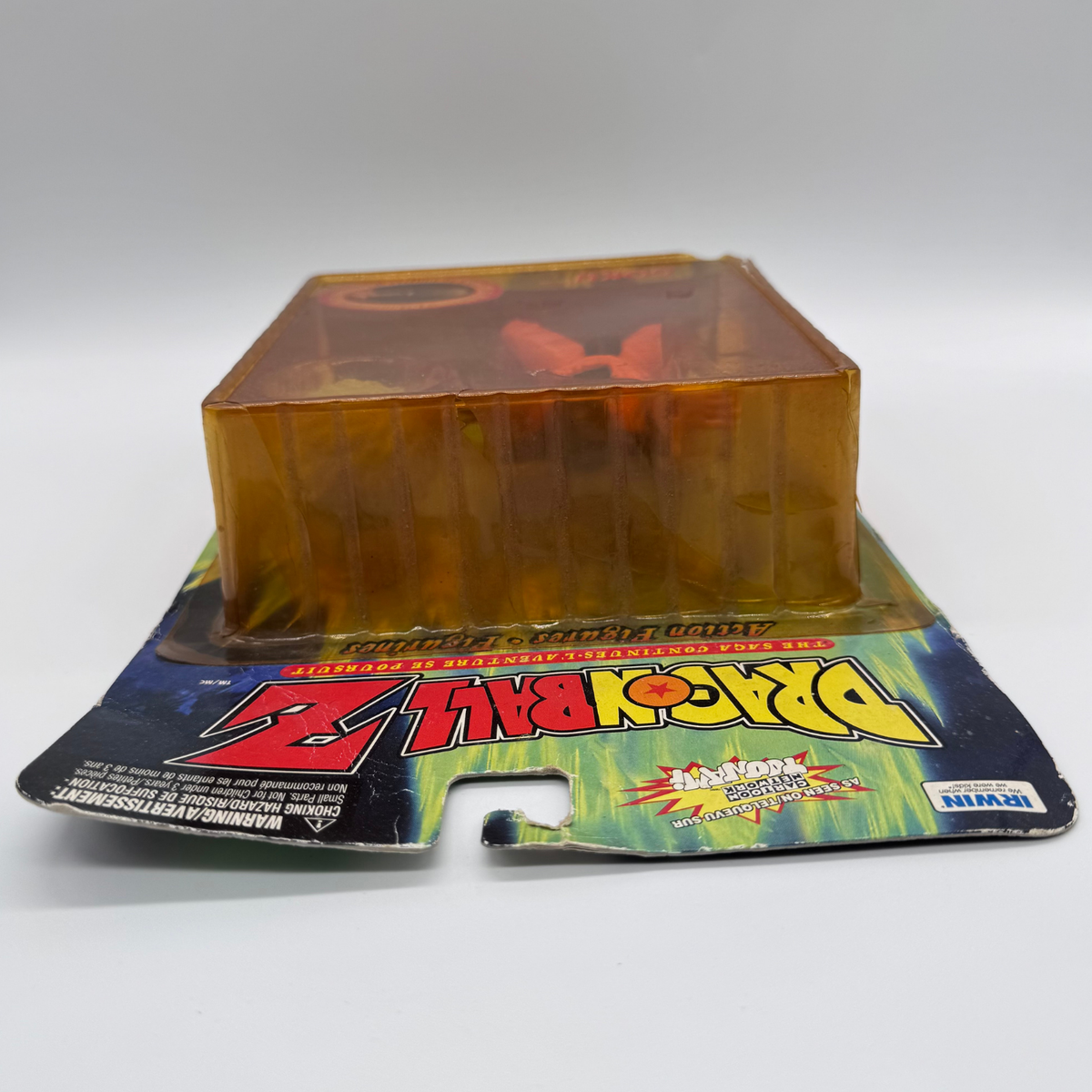 Irwin Toy Dragon Ball Z Goku Action Figure — Striking/Blasting Energy Variant, Carded (2001)