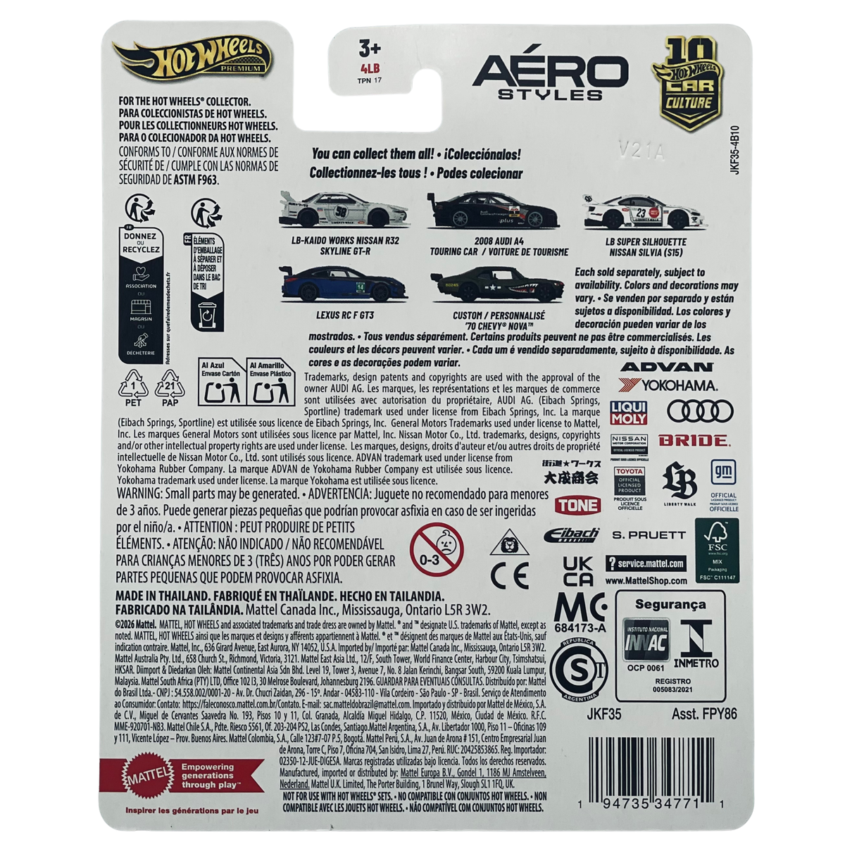 Hot Wheels Premium Lexus RC F GT3 | Aero Styles 4/5