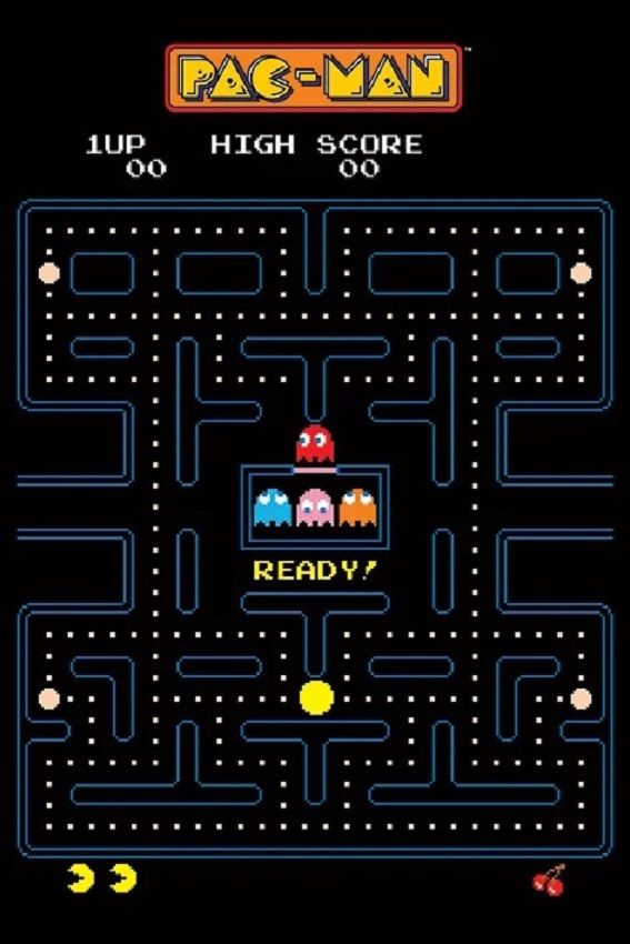 Pac-Man - Maze - POSTER