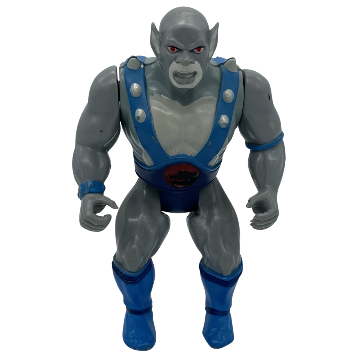 Thundercats 1985 - Panthro - Near Complete - Original Nunchucks with repro chain for display