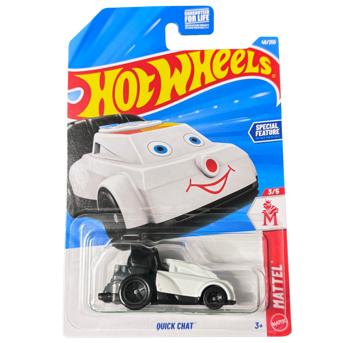 Hot Wheels Quick Chat - Mattel 3/5 w/ Case