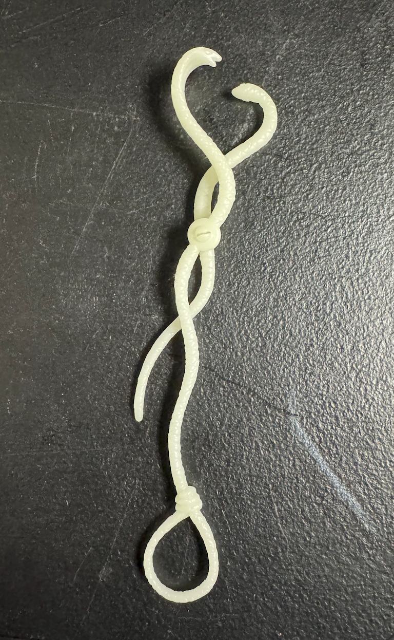 1987 Super Naturals ~ Snakebite Weapon ~ COBRA STAFF TONKA ACTION FIGURE PART