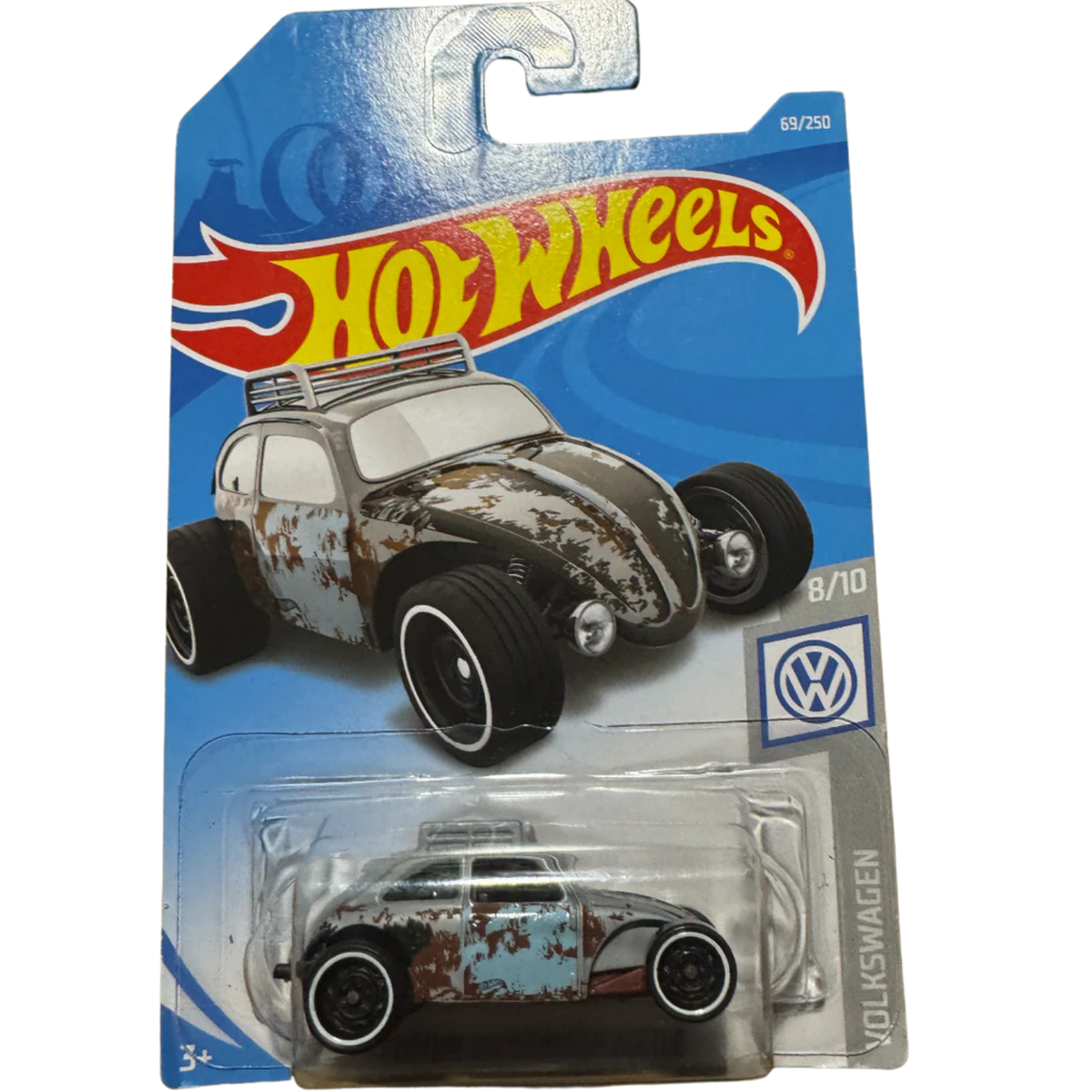 Hot Wheels Custom Volkswagen Beetle (model 69/250 from the 2019 Volkswagen series)