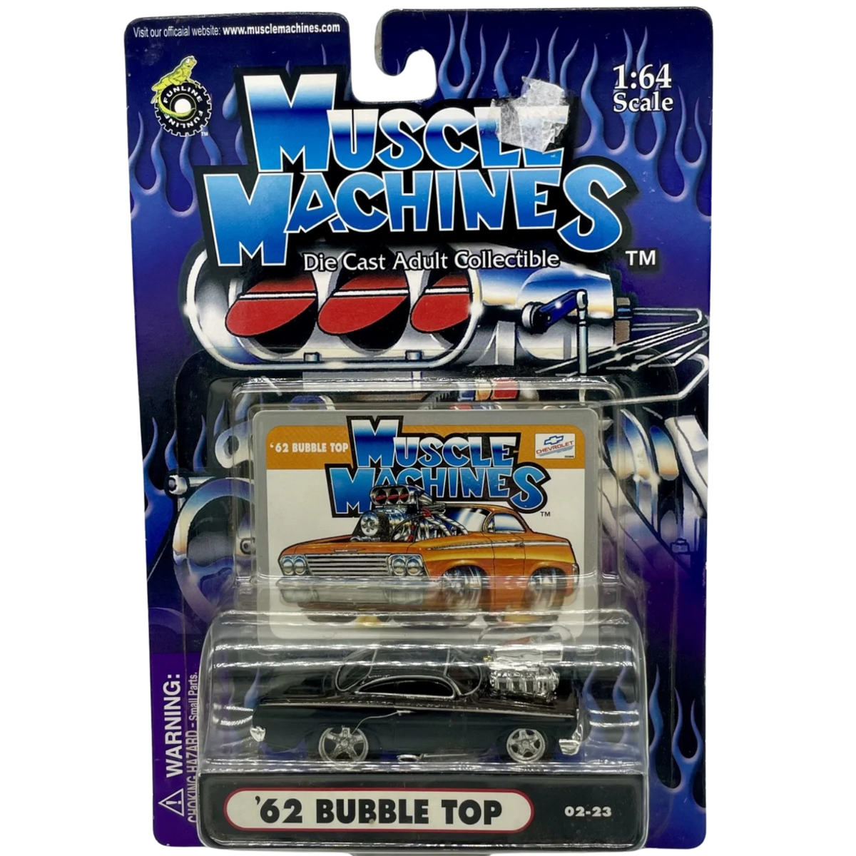 Muscle Machines ’62 Bubble Top Chevy – Diecast Collectible