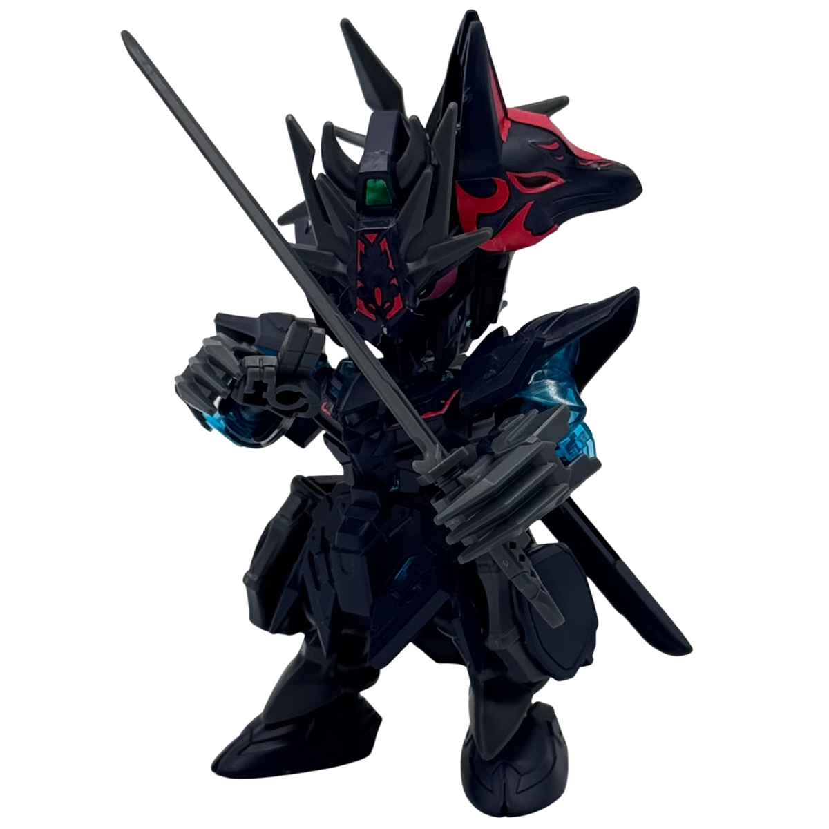 Assembled - Model Kit Bandi Gundam World heroes SDW Heroes Sasuke Delta Gundam.