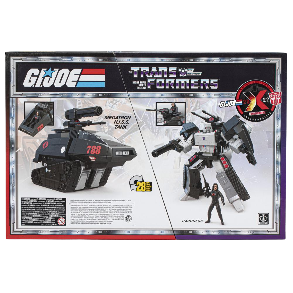 Transformers Generations Collaborative: G.I. Joe Mash-Up, Megatron H.I.S.S. Tank with Cobra Baroness Figure