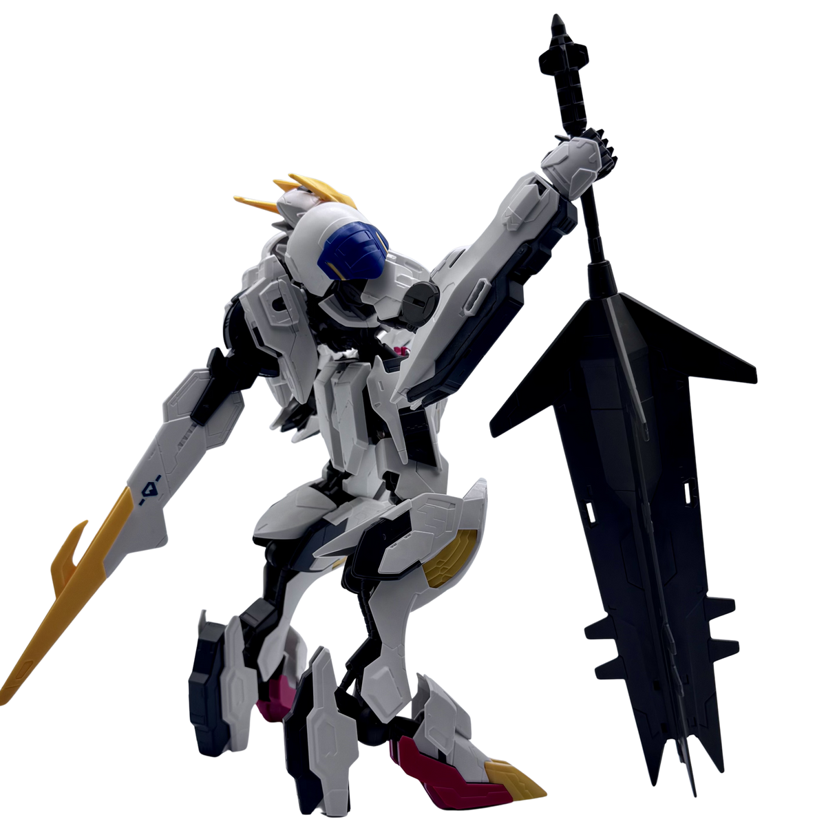 Assembled - BANDAI Hobby Full Mechanics Barbatos Lupus Rex Gundam IBO Model Kit (1/100 Scale)